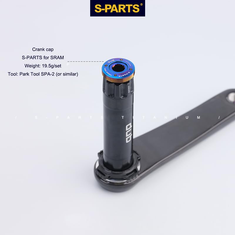 S-PARTS Titanium Gear Shift Screws for SRAM Rival AXS (Black